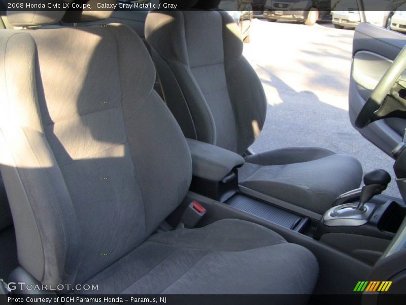 Galaxy Gray Metallic / Gray 2008 Honda Civic LX Coupe