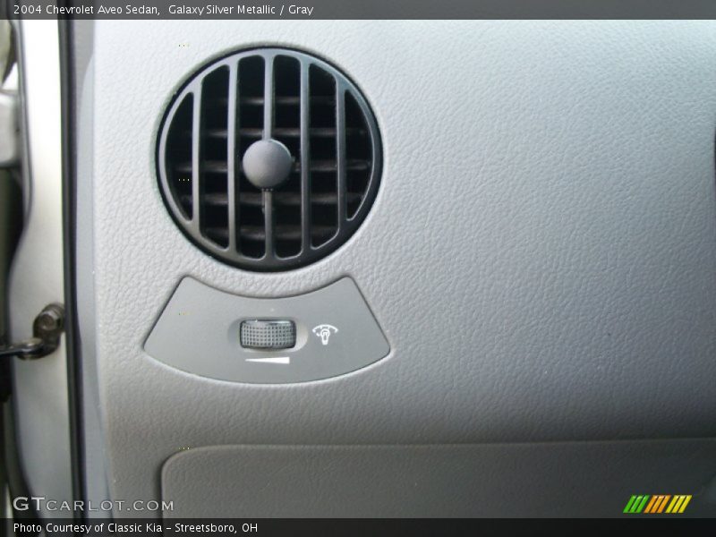 Galaxy Silver Metallic / Gray 2004 Chevrolet Aveo Sedan