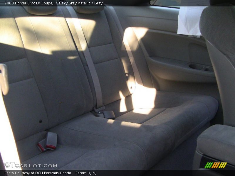 Galaxy Gray Metallic / Gray 2008 Honda Civic LX Coupe