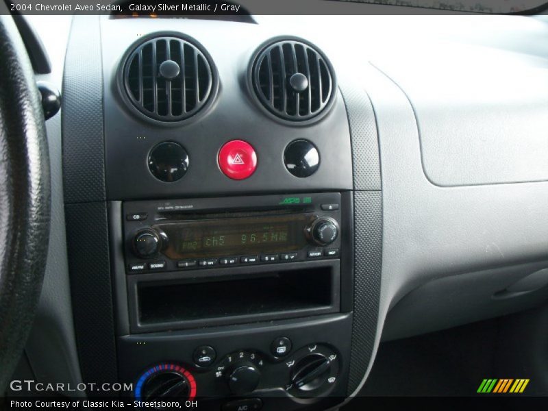 Galaxy Silver Metallic / Gray 2004 Chevrolet Aveo Sedan