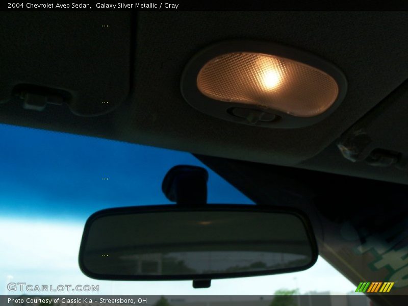 Galaxy Silver Metallic / Gray 2004 Chevrolet Aveo Sedan