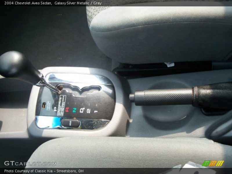Galaxy Silver Metallic / Gray 2004 Chevrolet Aveo Sedan