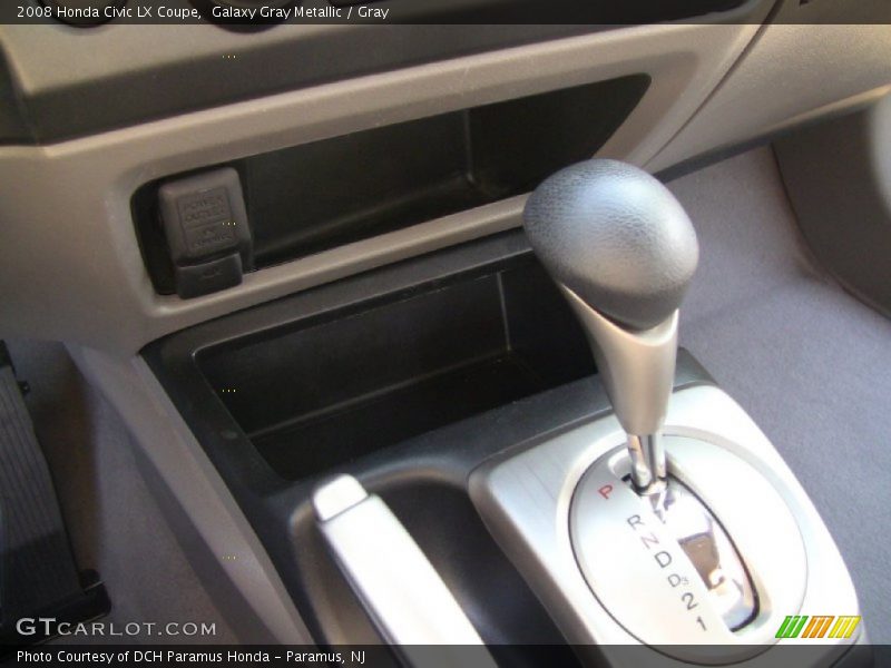 Galaxy Gray Metallic / Gray 2008 Honda Civic LX Coupe