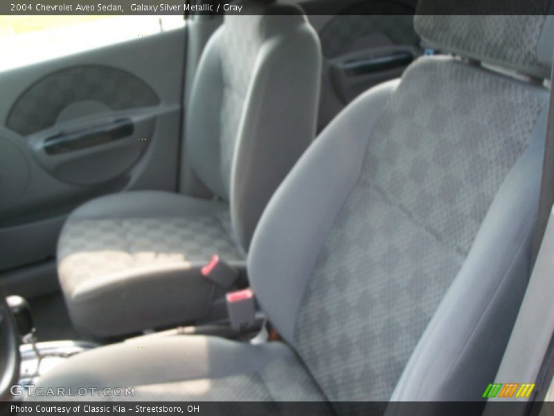 Galaxy Silver Metallic / Gray 2004 Chevrolet Aveo Sedan