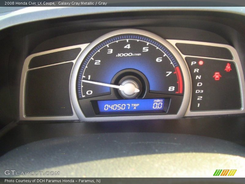 Galaxy Gray Metallic / Gray 2008 Honda Civic LX Coupe
