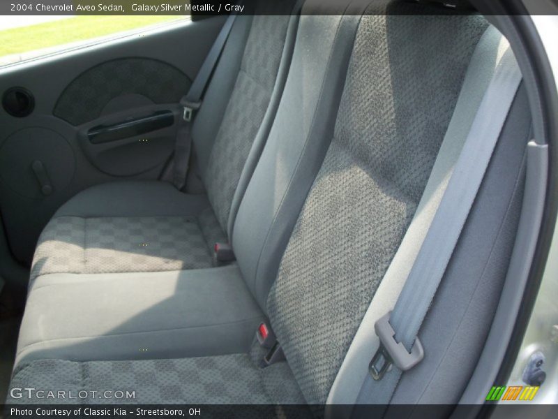 Galaxy Silver Metallic / Gray 2004 Chevrolet Aveo Sedan