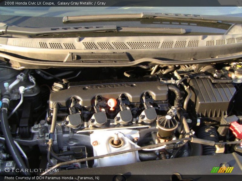 Galaxy Gray Metallic / Gray 2008 Honda Civic LX Coupe