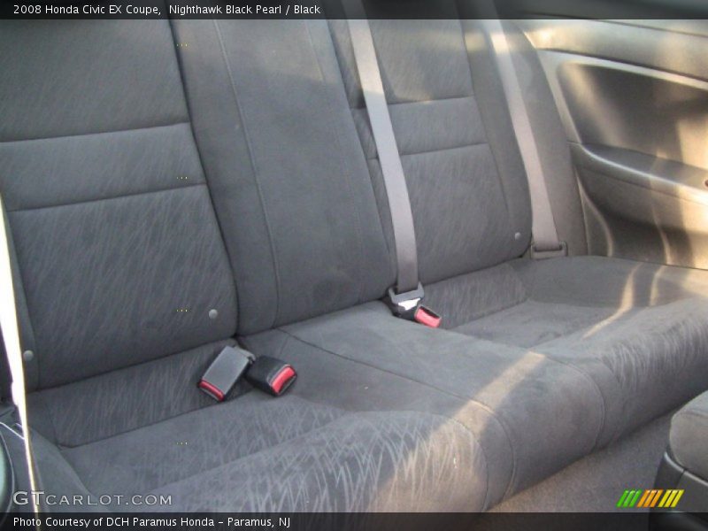 Nighthawk Black Pearl / Black 2008 Honda Civic EX Coupe