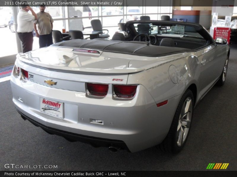 Silver Ice Metallic / Gray 2011 Chevrolet Camaro LT/RS Convertible