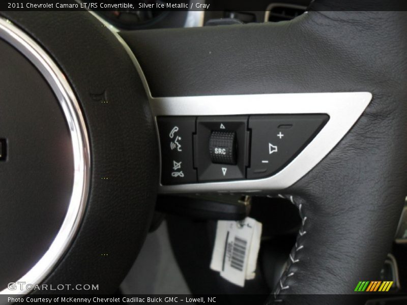 Silver Ice Metallic / Gray 2011 Chevrolet Camaro LT/RS Convertible