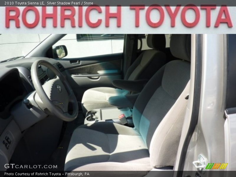 Silver Shadow Pearl / Stone 2010 Toyota Sienna LE