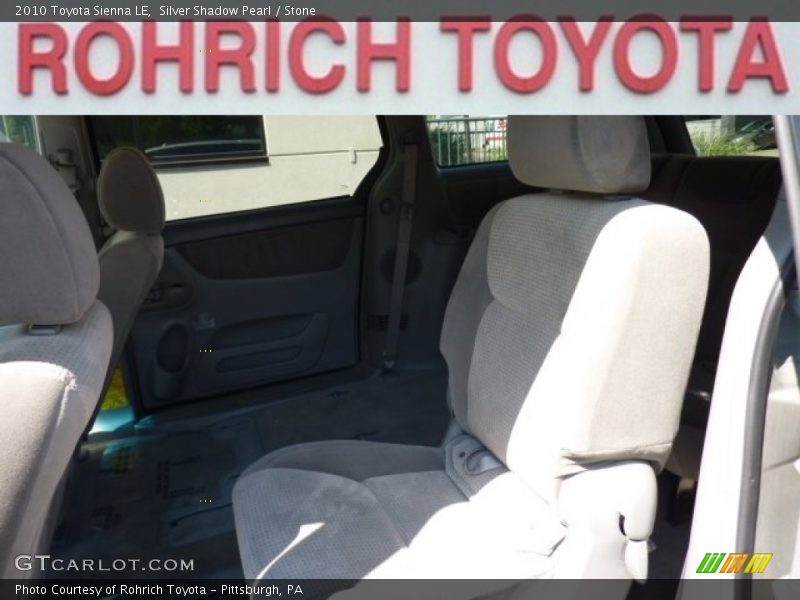 Silver Shadow Pearl / Stone 2010 Toyota Sienna LE