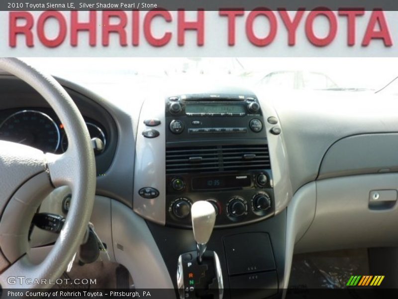 Silver Shadow Pearl / Stone 2010 Toyota Sienna LE