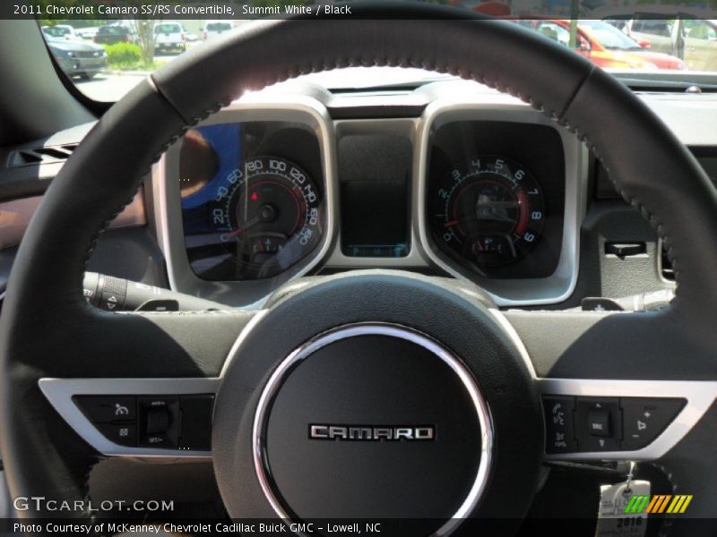 Summit White / Black 2011 Chevrolet Camaro SS/RS Convertible