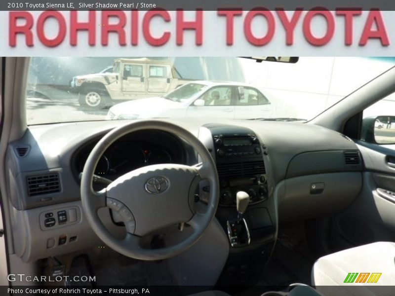 Silver Shadow Pearl / Stone 2010 Toyota Sienna LE