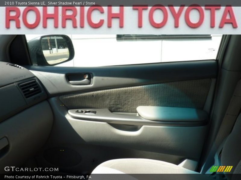 Silver Shadow Pearl / Stone 2010 Toyota Sienna LE