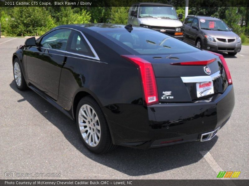 Black Raven / Ebony 2011 Cadillac CTS Coupe
