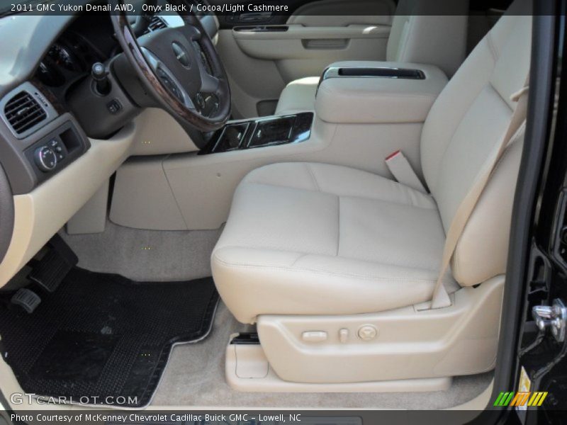 Onyx Black / Cocoa/Light Cashmere 2011 GMC Yukon Denali AWD