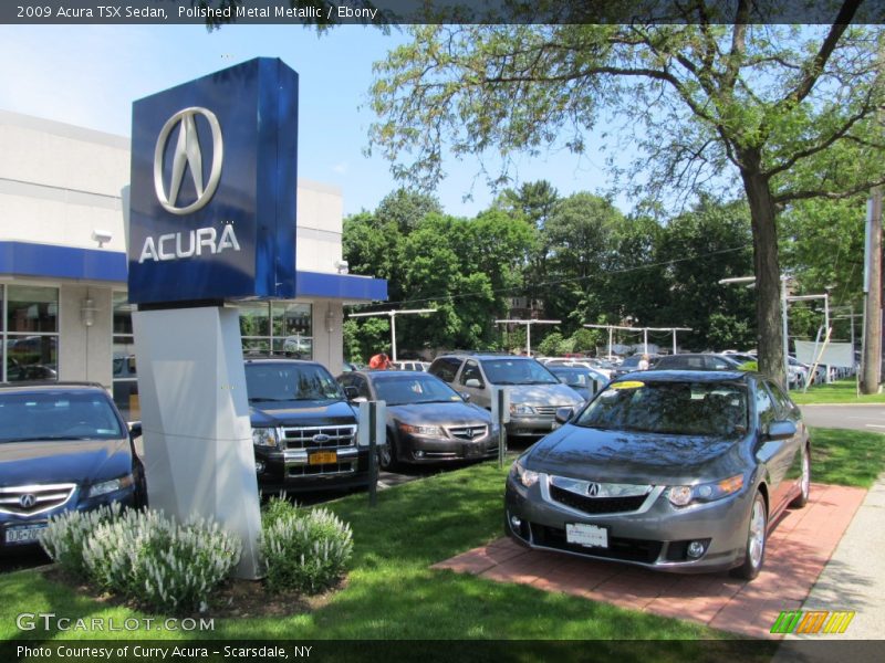 Polished Metal Metallic / Ebony 2009 Acura TSX Sedan