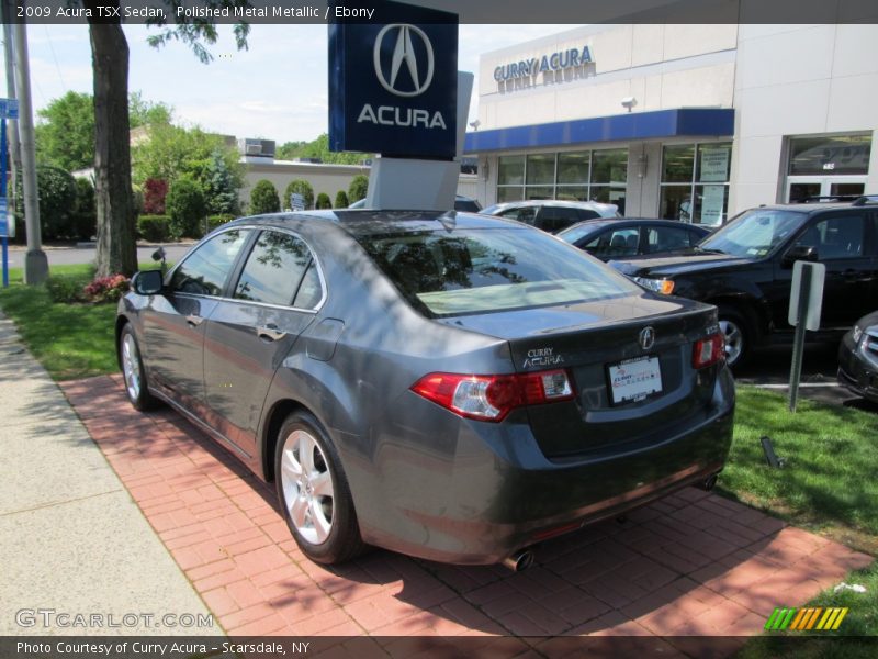 Polished Metal Metallic / Ebony 2009 Acura TSX Sedan