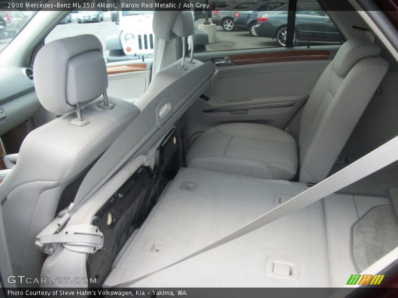 Barolo Red Metallic / Ash Grey 2008 Mercedes-Benz ML 350 4Matic
