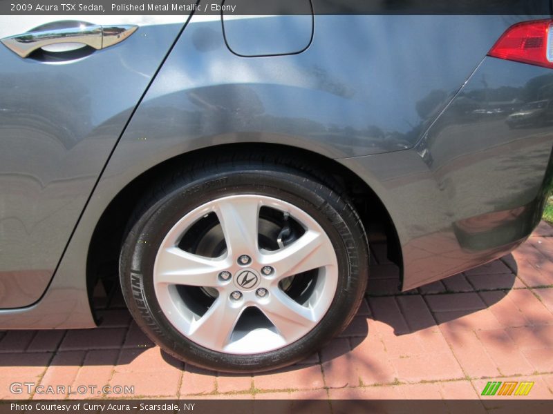 Polished Metal Metallic / Ebony 2009 Acura TSX Sedan