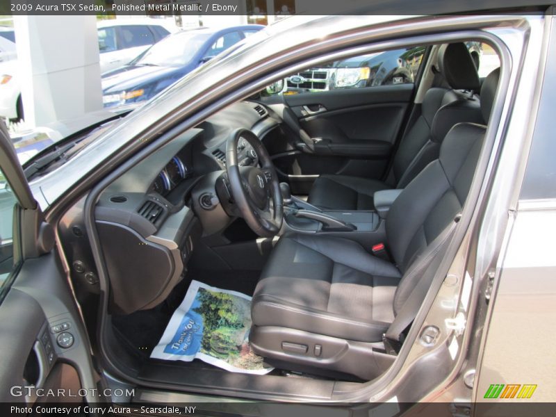 Polished Metal Metallic / Ebony 2009 Acura TSX Sedan
