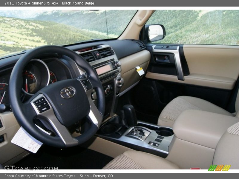 Black / Sand Beige 2011 Toyota 4Runner SR5 4x4