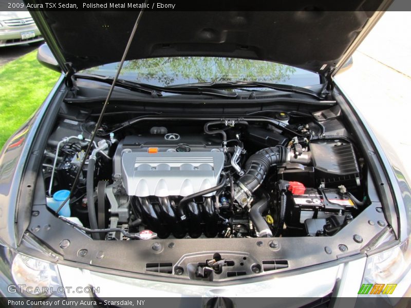 Polished Metal Metallic / Ebony 2009 Acura TSX Sedan
