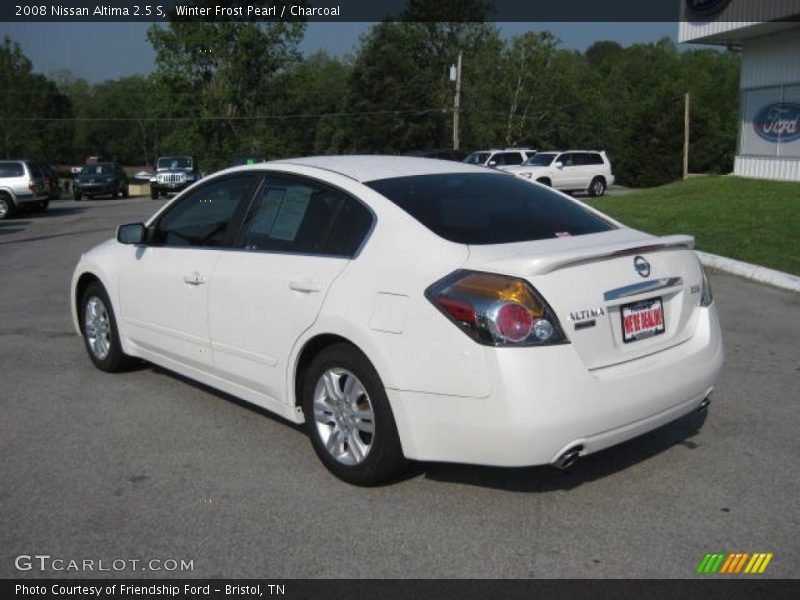 Winter Frost Pearl / Charcoal 2008 Nissan Altima 2.5 S