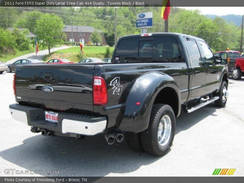 Tuxedo Black / Black 2011 Ford F350 Super Duty Lariat Crew Cab 4x4 Dually