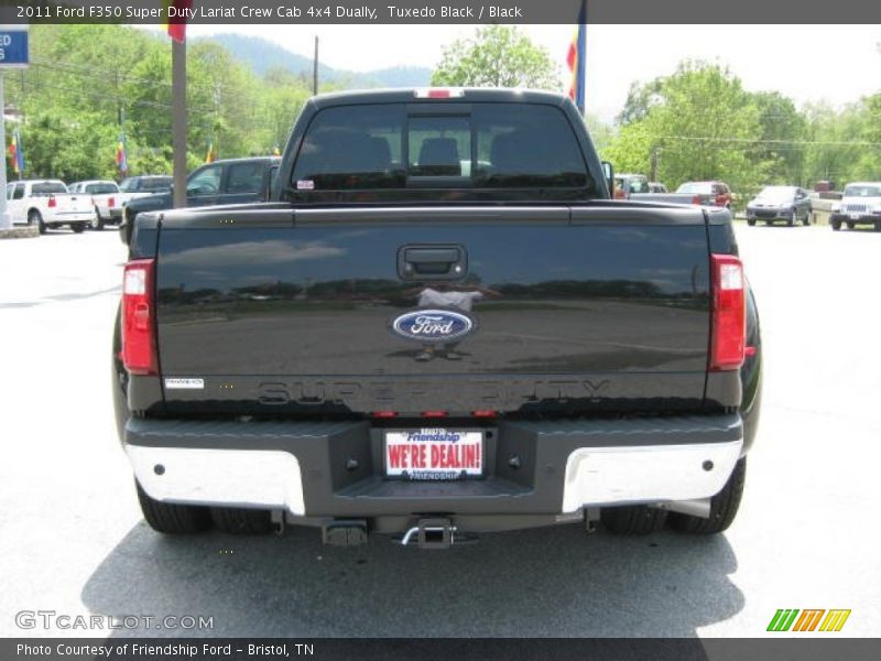 Tuxedo Black / Black 2011 Ford F350 Super Duty Lariat Crew Cab 4x4 Dually