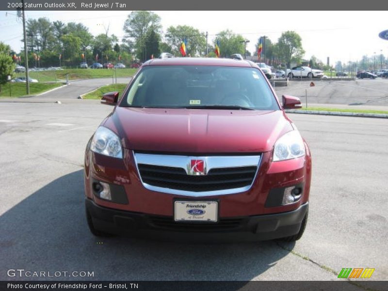 Red Jewel / Tan 2008 Saturn Outlook XR
