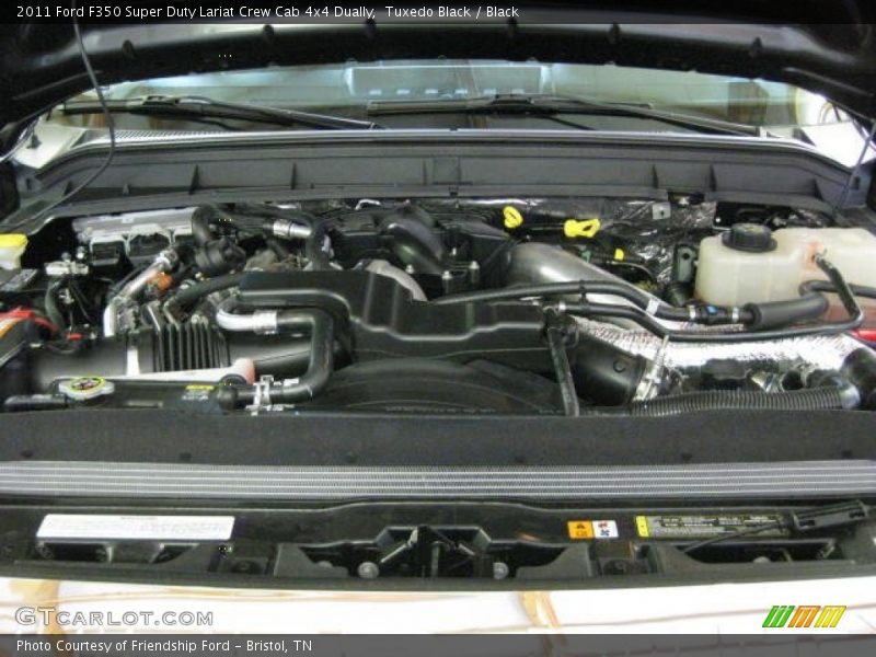 Tuxedo Black / Black 2011 Ford F350 Super Duty Lariat Crew Cab 4x4 Dually
