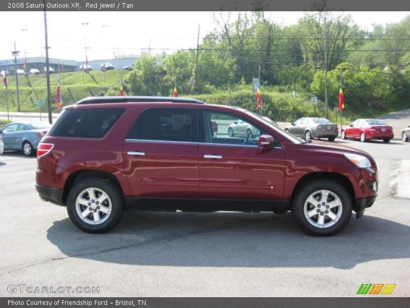 Red Jewel / Tan 2008 Saturn Outlook XR