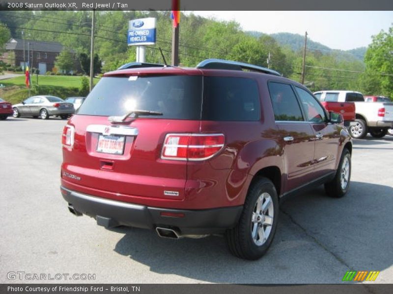 Red Jewel / Tan 2008 Saturn Outlook XR