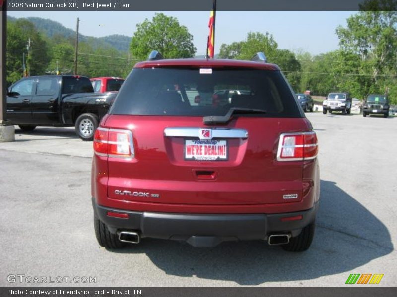 Red Jewel / Tan 2008 Saturn Outlook XR