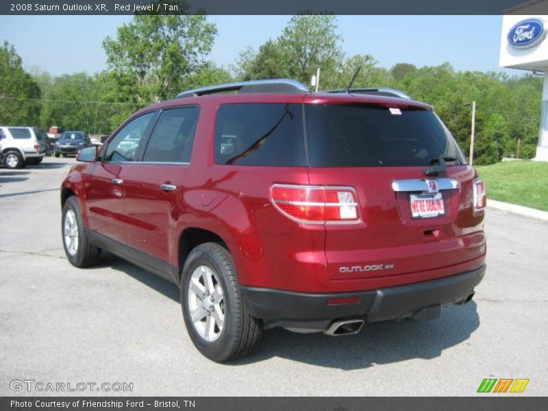 Red Jewel / Tan 2008 Saturn Outlook XR