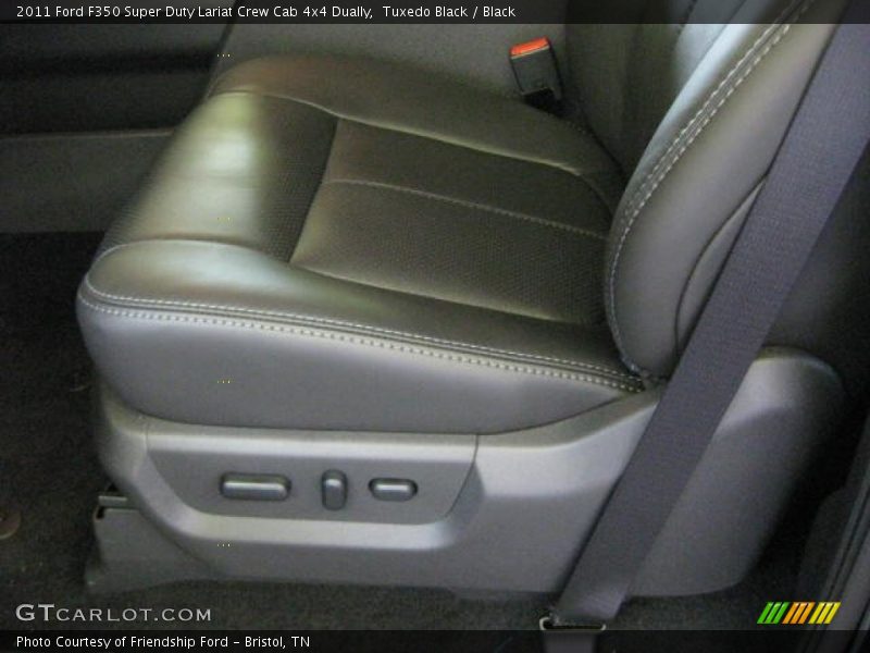 Tuxedo Black / Black 2011 Ford F350 Super Duty Lariat Crew Cab 4x4 Dually