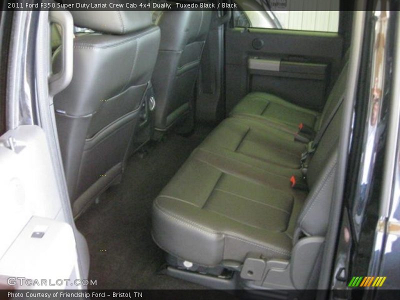 Tuxedo Black / Black 2011 Ford F350 Super Duty Lariat Crew Cab 4x4 Dually