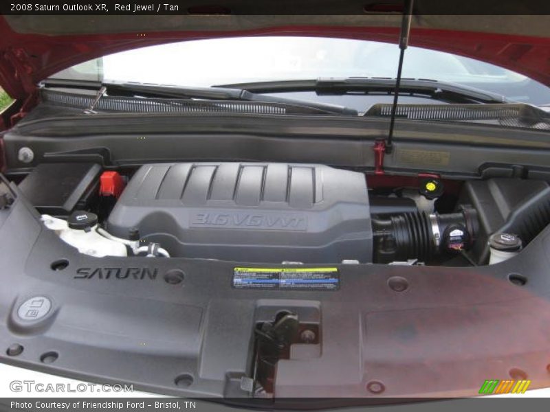 Red Jewel / Tan 2008 Saturn Outlook XR