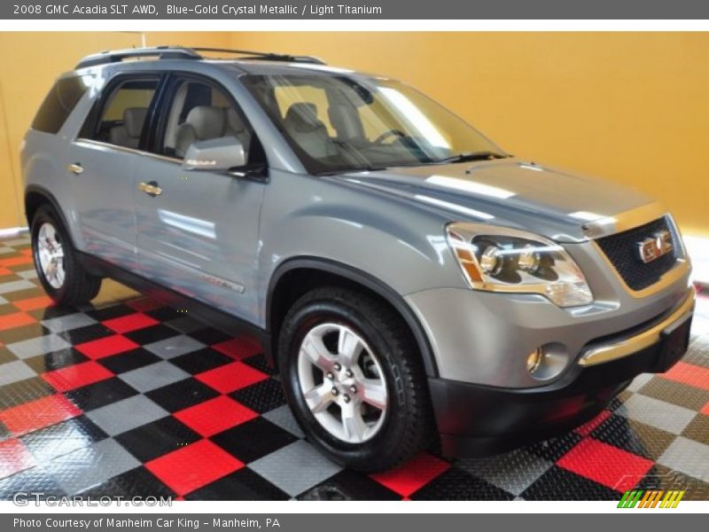 Blue-Gold Crystal Metallic / Light Titanium 2008 GMC Acadia SLT AWD