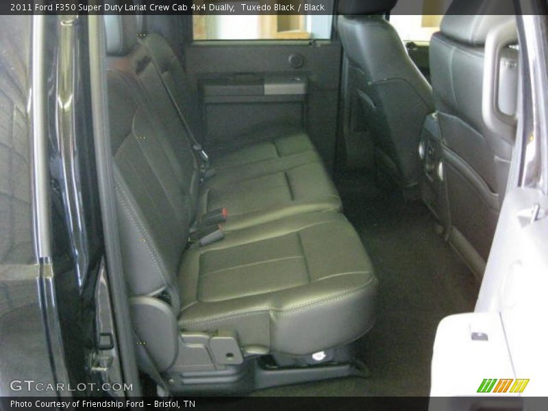 Tuxedo Black / Black 2011 Ford F350 Super Duty Lariat Crew Cab 4x4 Dually
