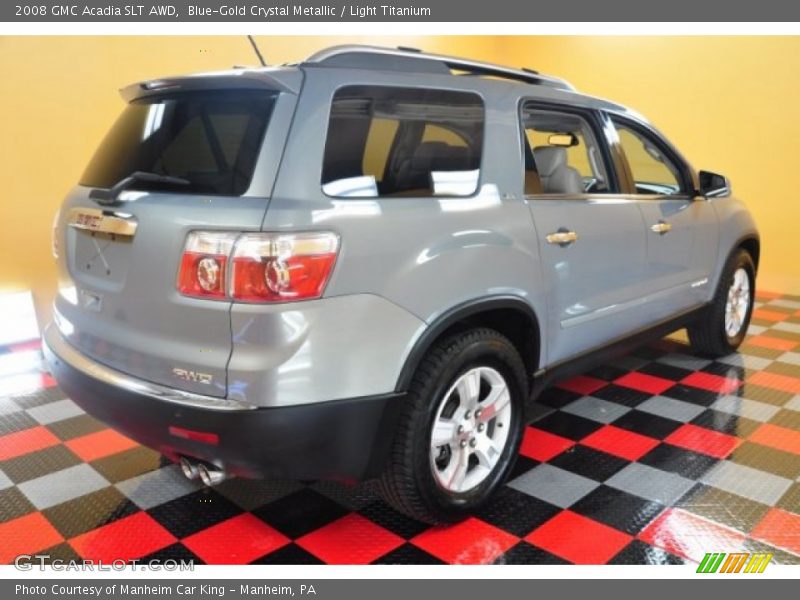 Blue-Gold Crystal Metallic / Light Titanium 2008 GMC Acadia SLT AWD