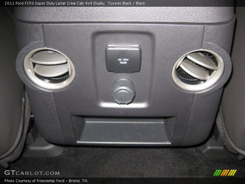 Tuxedo Black / Black 2011 Ford F350 Super Duty Lariat Crew Cab 4x4 Dually