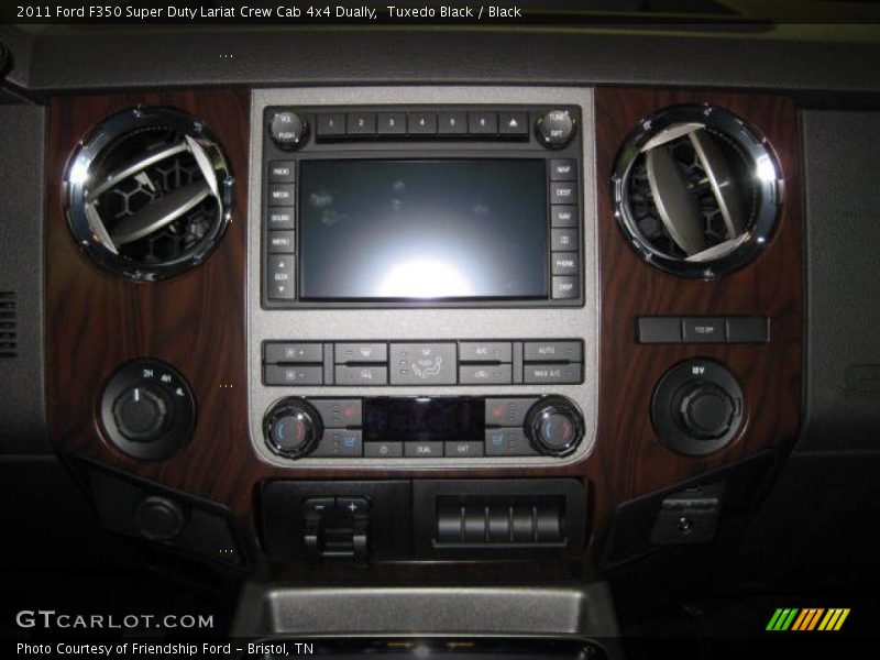 Tuxedo Black / Black 2011 Ford F350 Super Duty Lariat Crew Cab 4x4 Dually