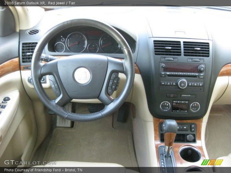 Red Jewel / Tan 2008 Saturn Outlook XR