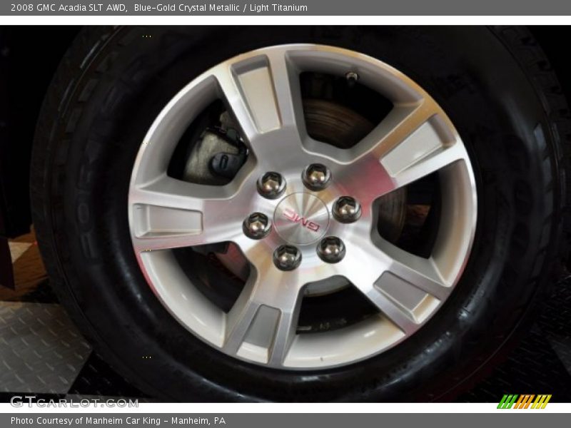 Blue-Gold Crystal Metallic / Light Titanium 2008 GMC Acadia SLT AWD