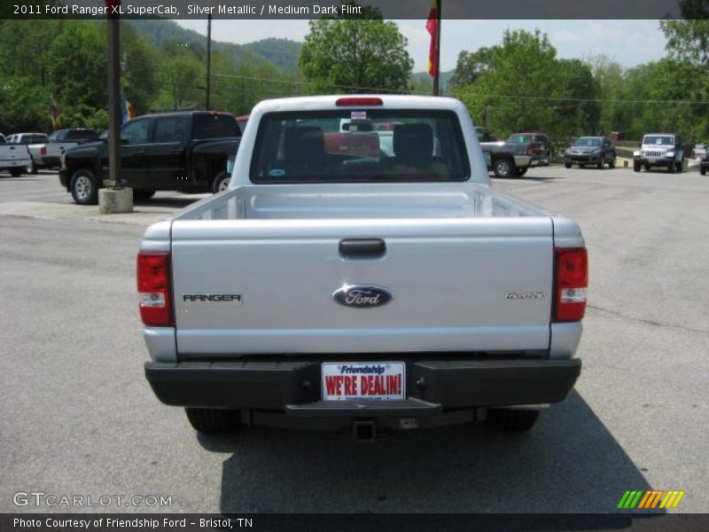 Silver Metallic / Medium Dark Flint 2011 Ford Ranger XL SuperCab