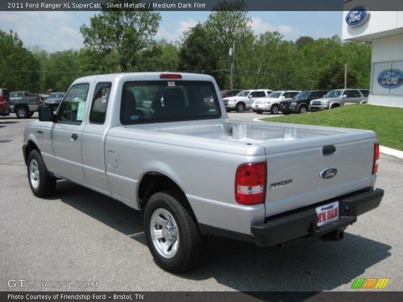 Silver Metallic / Medium Dark Flint 2011 Ford Ranger XL SuperCab